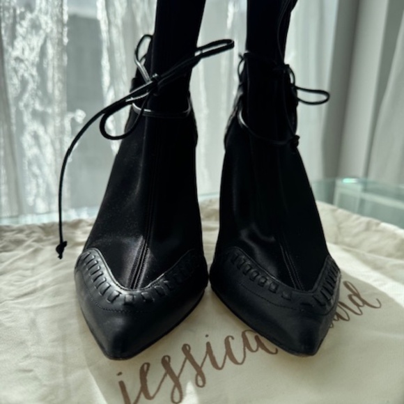 Jessica Bedard Shoes - Jessica Bedard Black Star Ankle Boot - IT/EU 37
